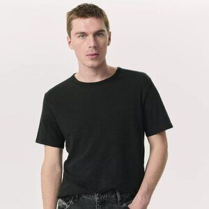 rag & bone Classic Flame Tee Black Size XXL NWT FLAW